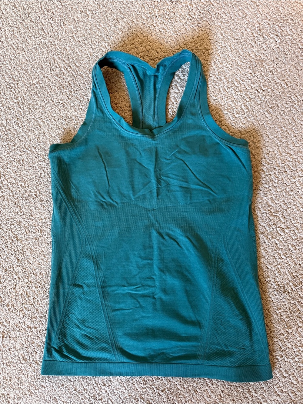 Athleta Momentum Seamless Racerback Tank Top - Teal